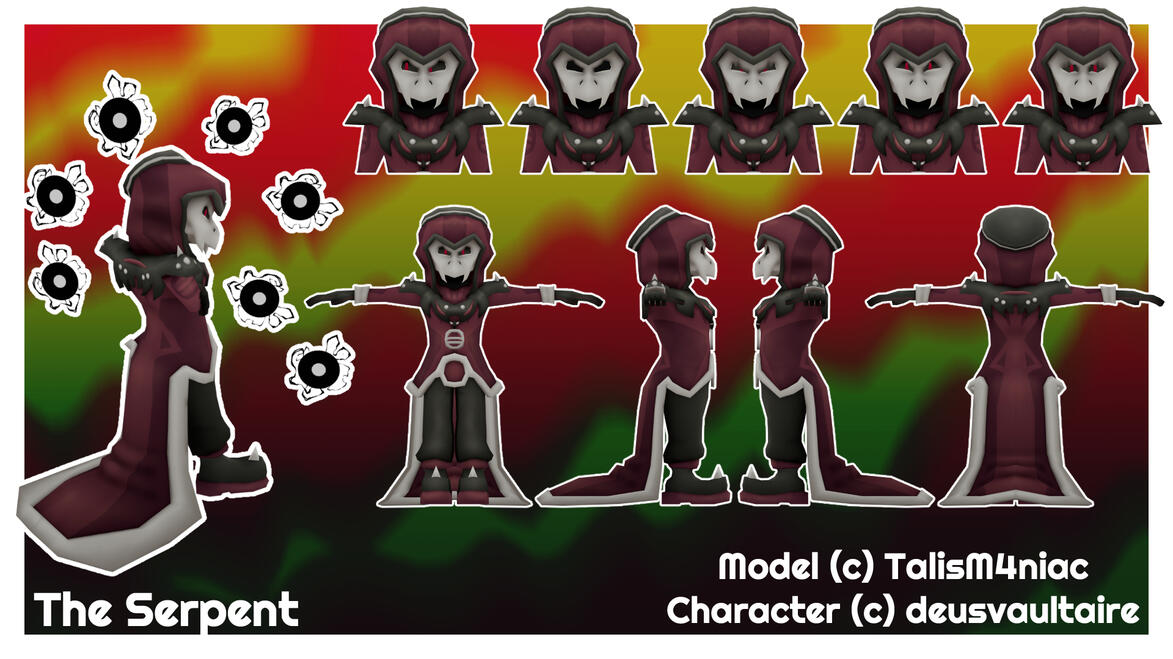 The Serpent Model - Blender + Substance 3D Painter 2025