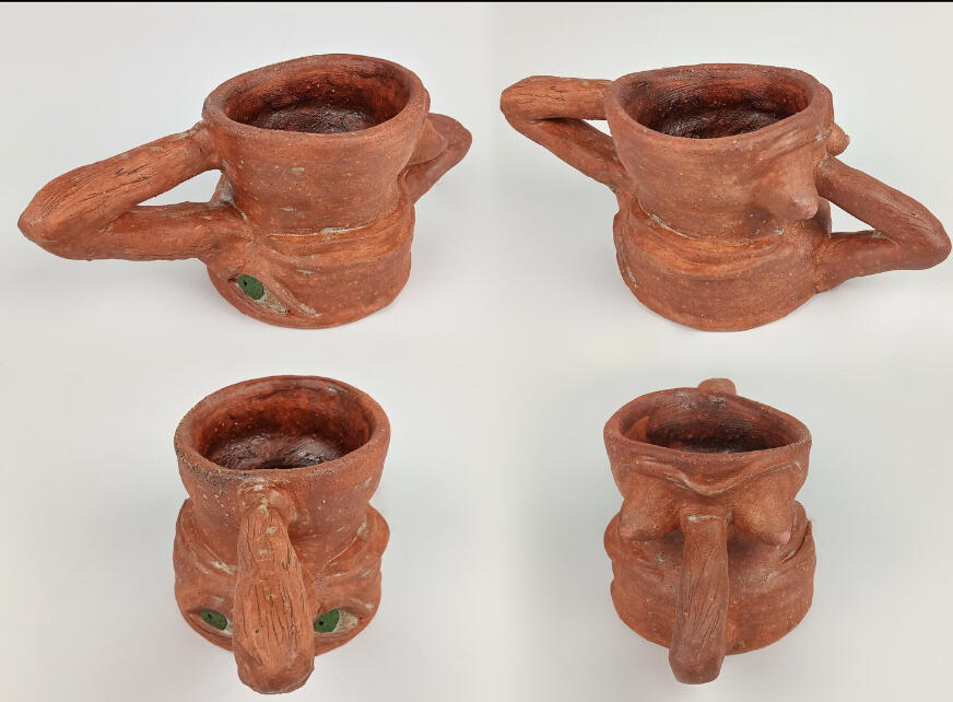 My Eyes Are Up Here - Ceramic 2022