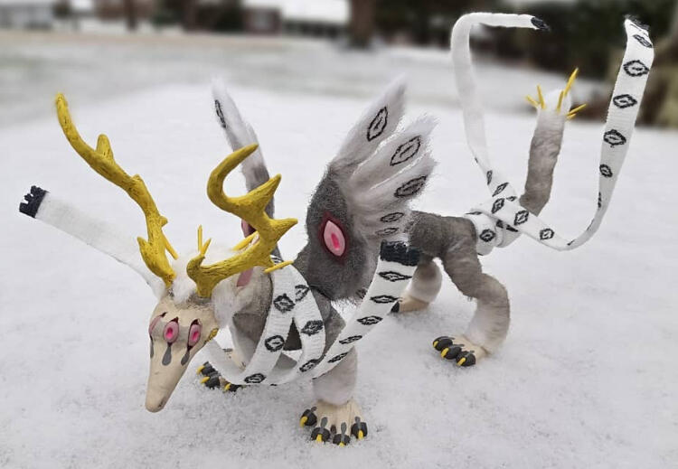 Stigmatism Art Doll - Needle felting, Polymer Clay, + Bandages 2021