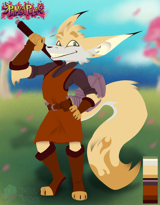 Rune Fennec Fox - Clip Studio Paint 2024