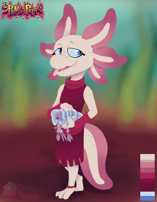 Lacuna Axolotl - Procreate 2024