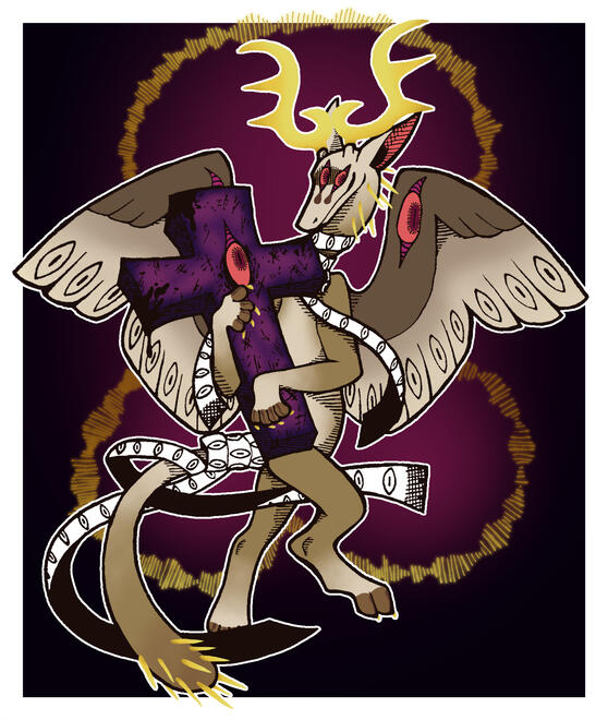 Repent Heathens - Screen Print + Clip Studio Paint 2022