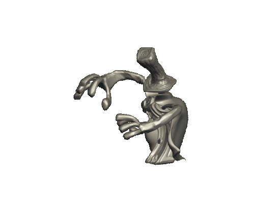 Le Bonhomme Sept Heures (Art Fight (c) LadyLowrely) - Nomad Sculpt 2025