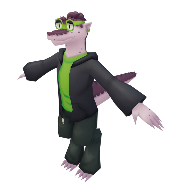 Pangolin Fursona Model - Blender | Substance 3D Painter 2024