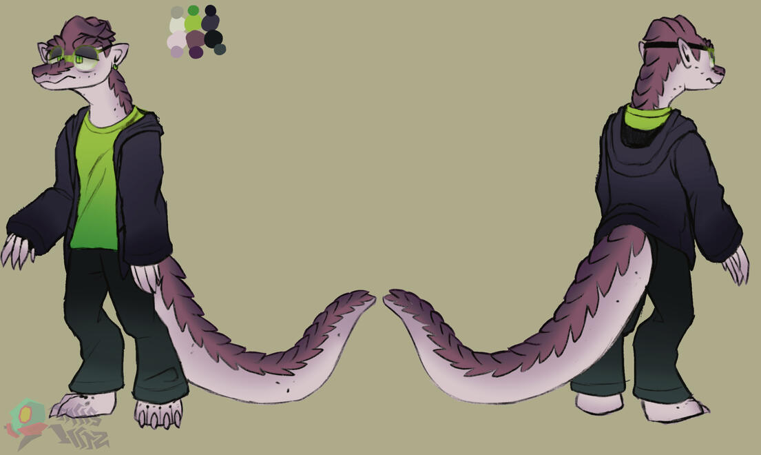 Pangolin Fursona - Procreate 2024