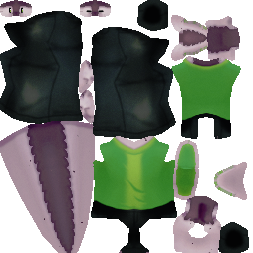 Pangolin Fursona Textures - Blender | Substance 3D Painter 2024