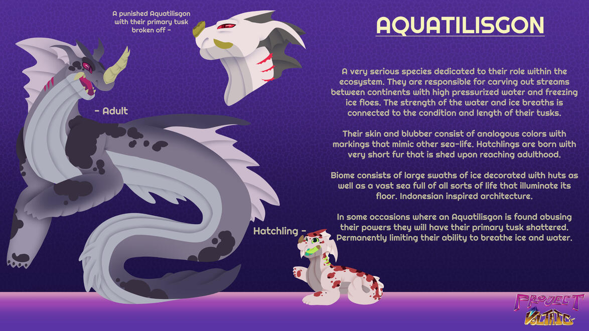 Aquatilisgon Species Sheet - Clip Studio Paint 2024
