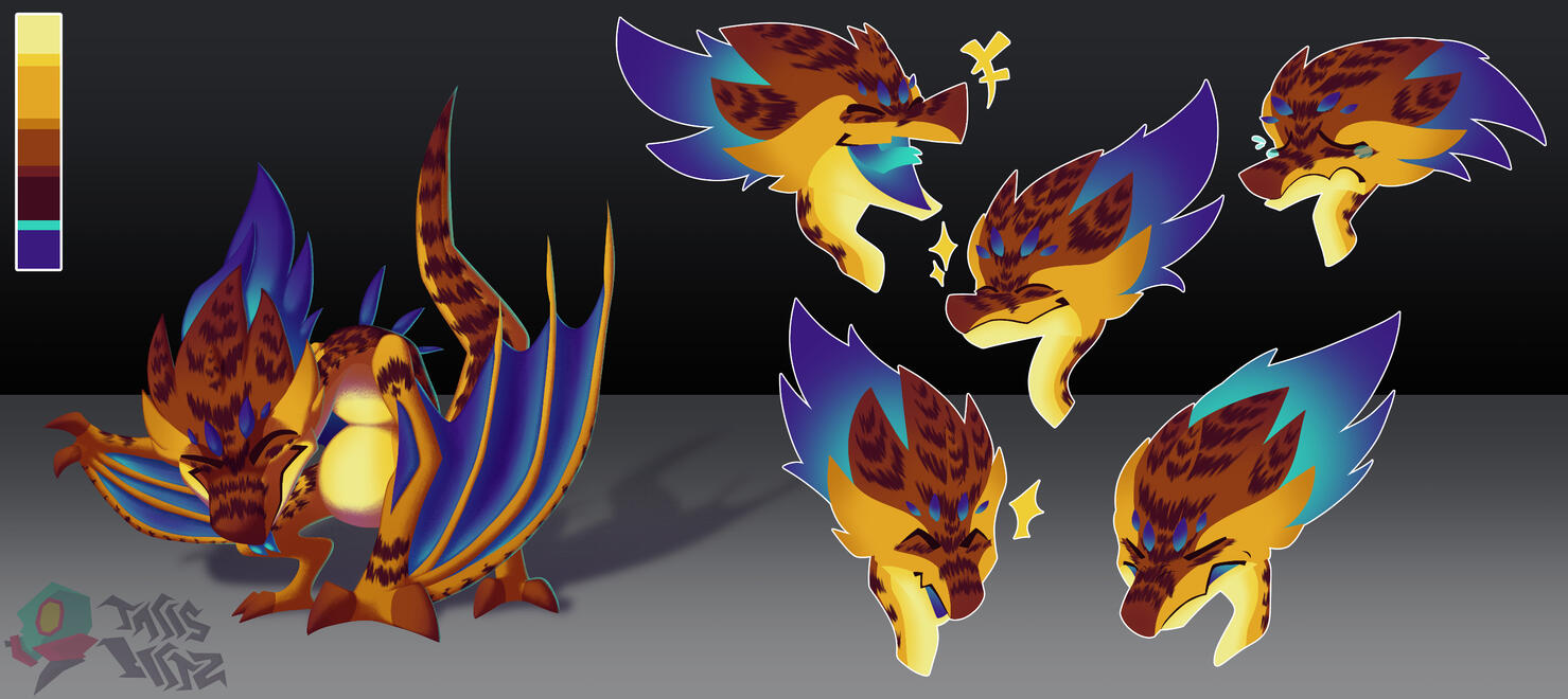 Voltaic Character Sheet - Clip Studio Paint 2024