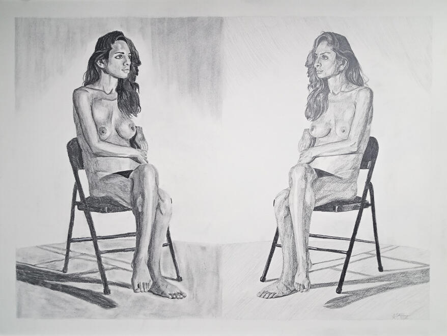 Reflection - Charcoal 2021