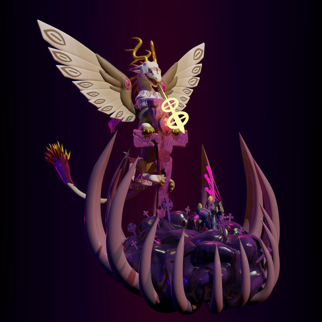 Purgatory Peril Statue - Blender 2022