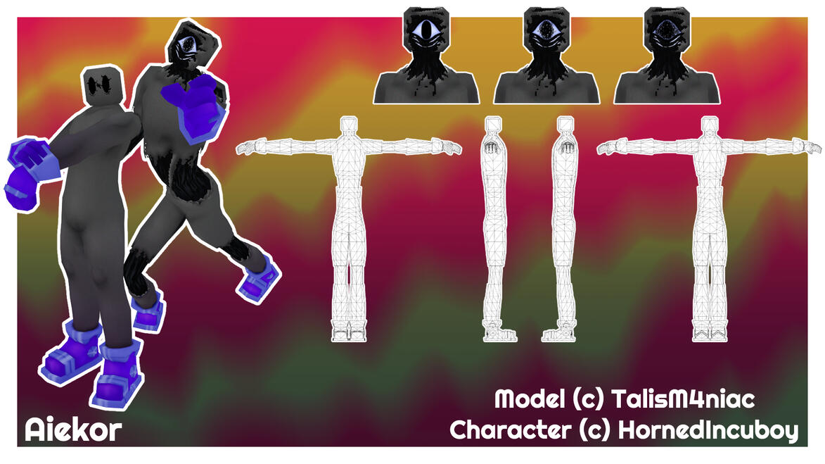 Aiekor Model - Blender + Substance 3D Painter 2025