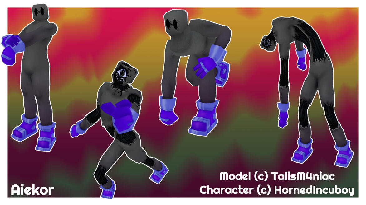 Aiekor Model - Blender + Substance 3D Painter 2025