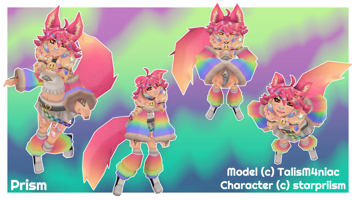 Prism Vtuber Model - Blender + Substance 3D Painter 2025