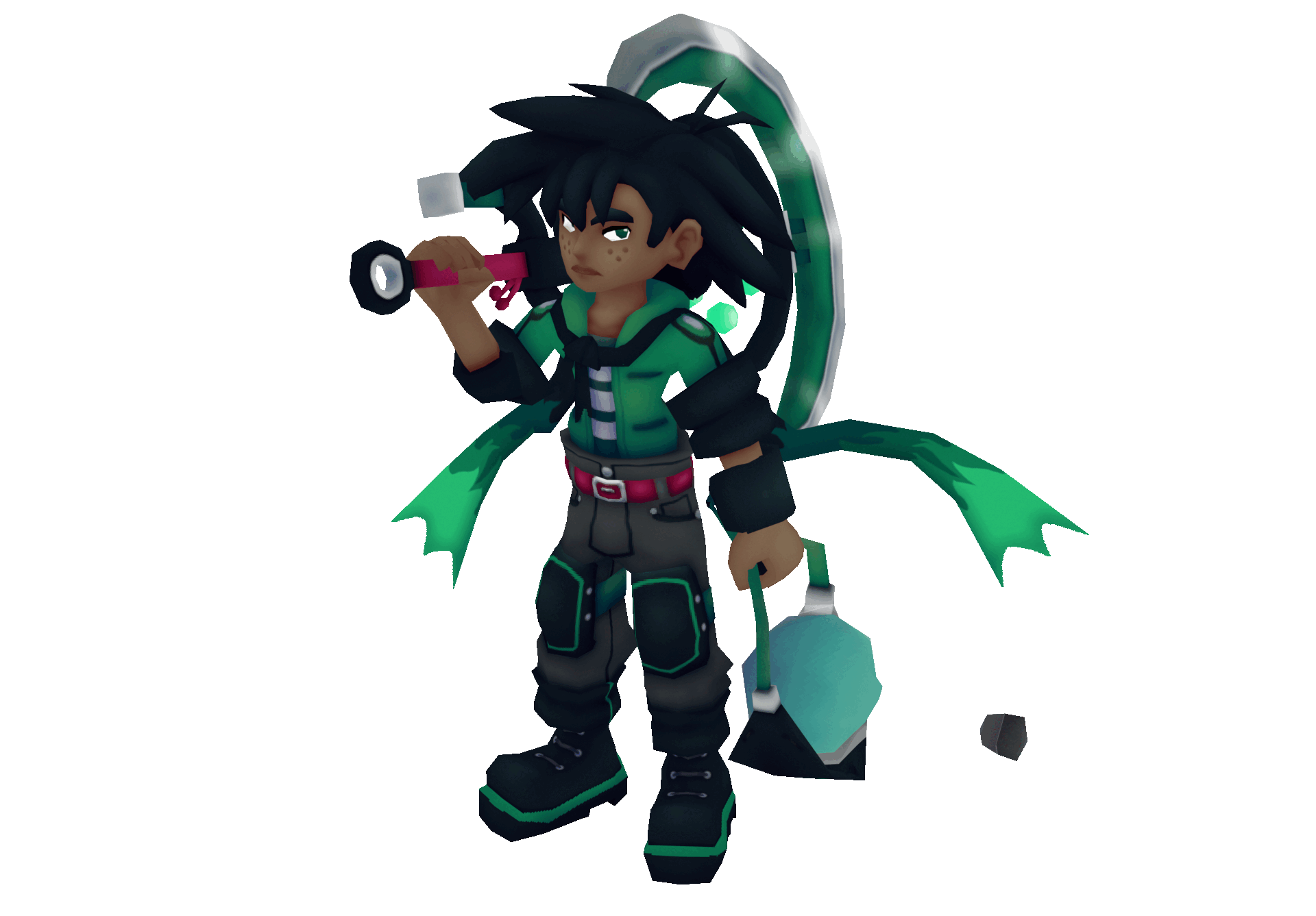 Isaac Model - Blender + Substance 3D Painter 2025